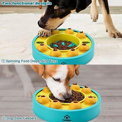 Interactive Dog Food Puzzle Slow Feeder Treat Dispenser