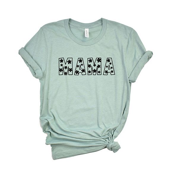 Flower Mama Bold Short Sleeve Graphic Tee