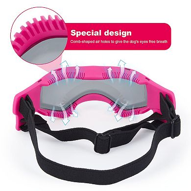 Dog Sunglasses Small Breed with Adjustable Strap
