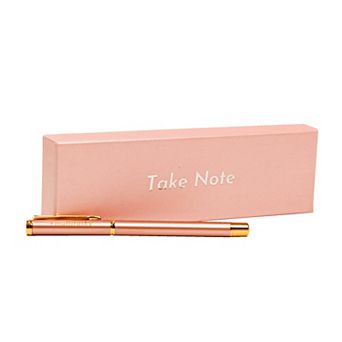 Deluxe Metal Ink Pen (with 5-pack ink refill)