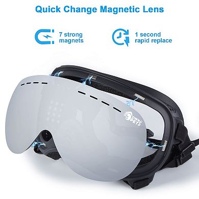 Dog Sunglasses with Magnetic Lenses