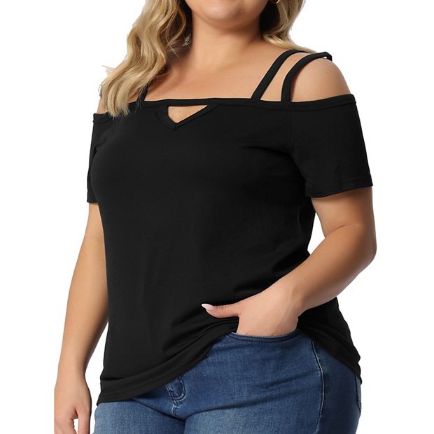 Plus size store tops at kohl's