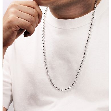 LYNX Stainless Steel Bead Chain Necklace