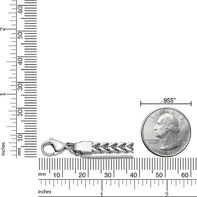 LYNX Stainless Steel Multistrand Layered Chain Necklace