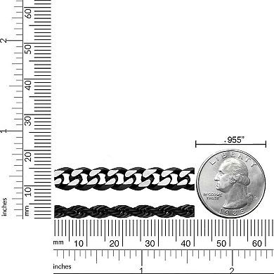 LYNX Stainless Steel Multistrand Layered Chain Necklace