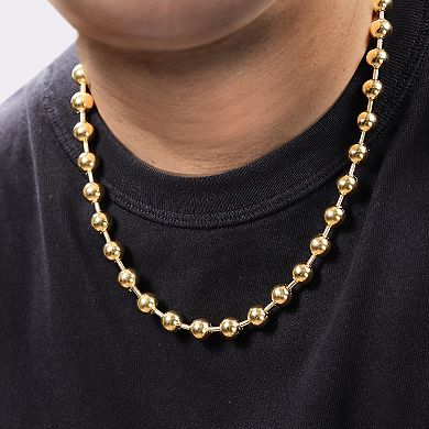 LYNX Stainless Steel Bead Chain Necklace