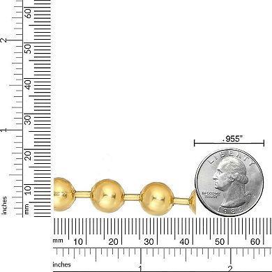 LYNX Stainless Steel Bead Chain Necklace