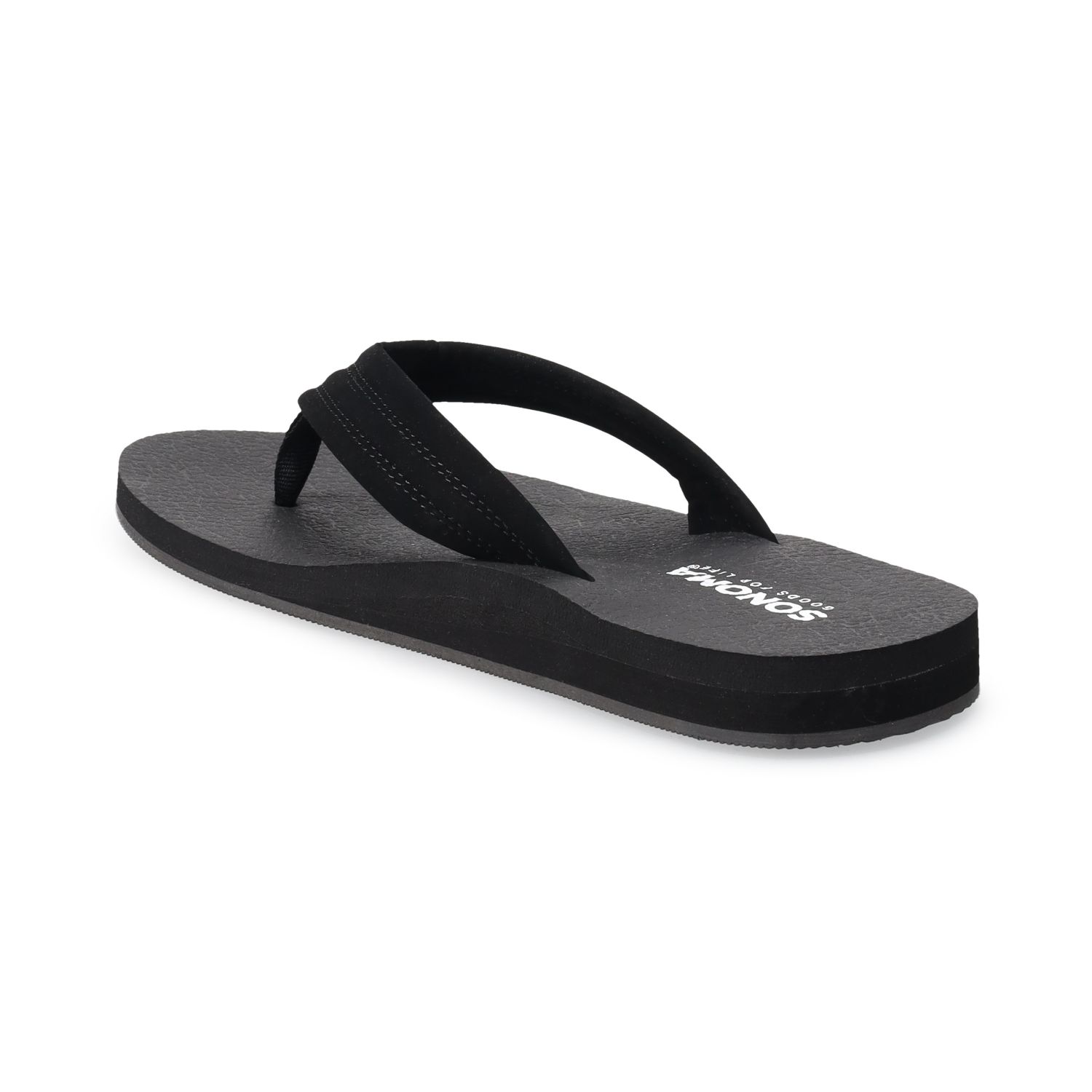 Мужские сандалии Sonoma Goods For Life Cilliann Flip-Flop, цвет: Чёрный — фото 3