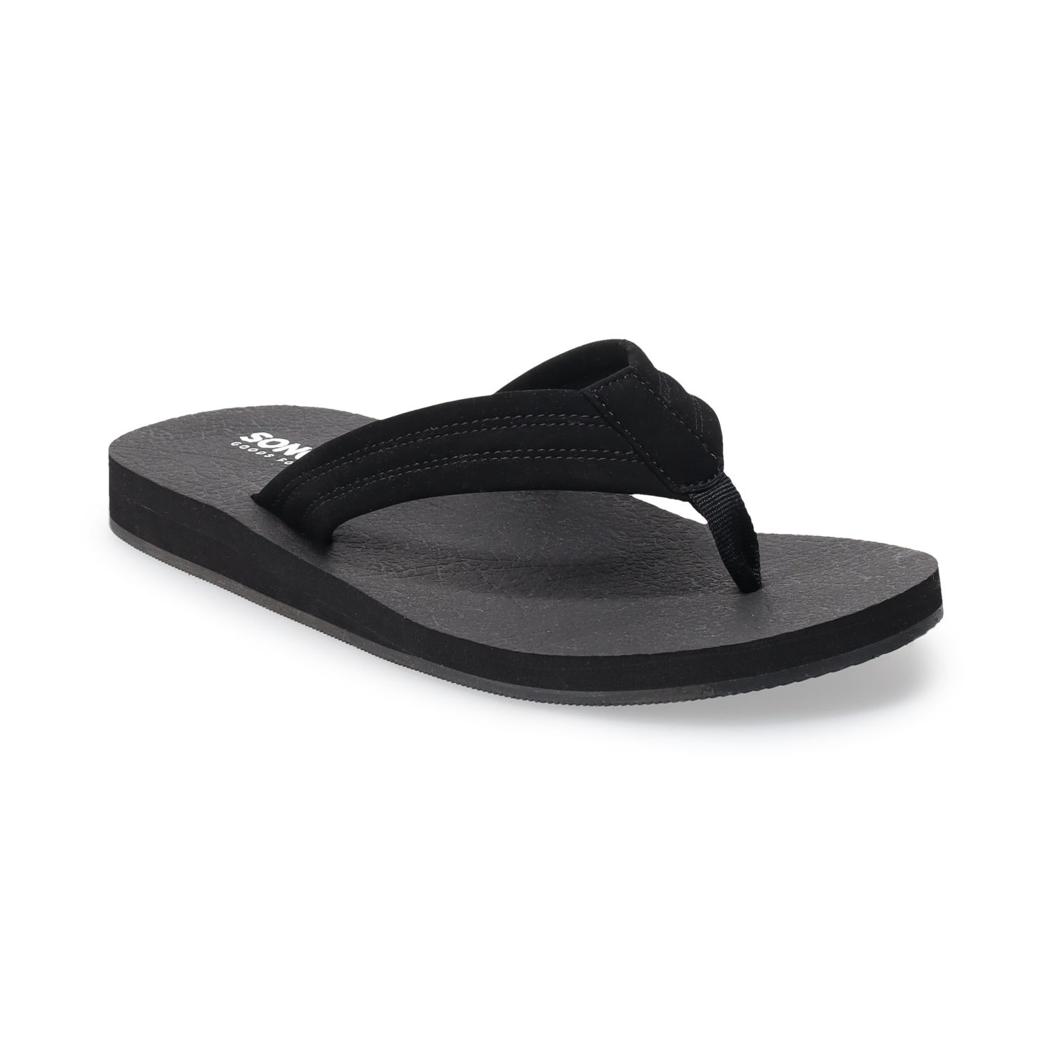 Мужские сандалии Sonoma Goods For Life Cilliann Flip-Flop, цвет: Чёрный — фото 1