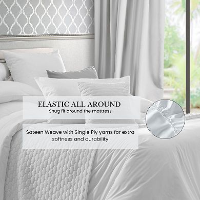 Pointehaven 525 Thread Count Cotton Sheet Set