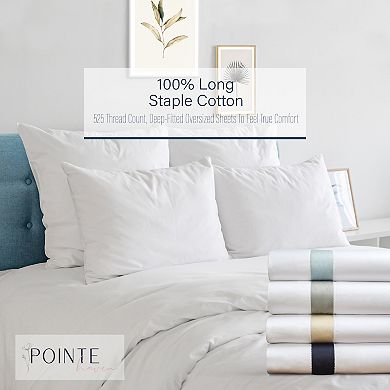 Pointehaven 525 Thread Count Cotton Sheet Set