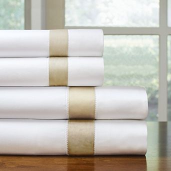 Pointehaven 525 Thread Count Cotton Sheet Set or Pillowcase Pair