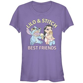 Disney's Lilo & Stitch Best Friends Ice Cream Juniors' Graphic Tee