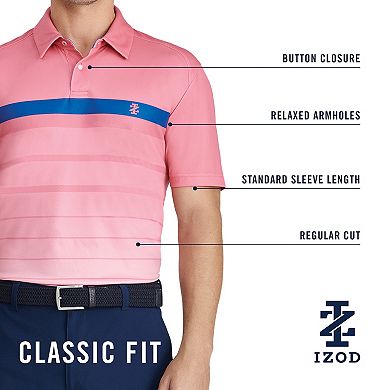 Men's IZOD Swingflex Elite Golf Short Sleeve Polo