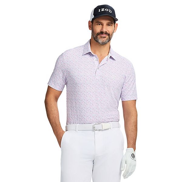 Men's IZOD Swingflex Elite Golf Short Sleeve Polo - Sealife (M)
