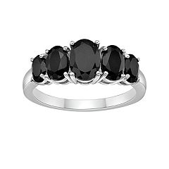 Kohls black hot sale onyx ring