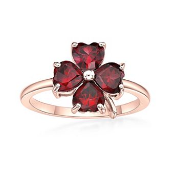 Gemminded Sterling Silver Lab-Created Sapphire Ring