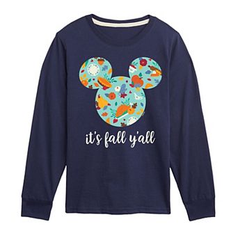 Disney's It's Fall Y'all Long Sleeve Tee