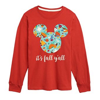 Disney's It's Fall Y'all Long Sleeve Tee