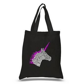 Small Word Art Tote Bag - Unicorn