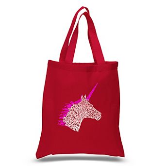 Small Word Art Tote Bag - Unicorn