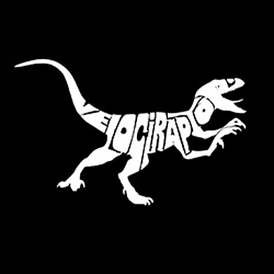 Small Word Art Tote Bag - Velociraptor
