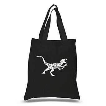 Small Word Art Tote Bag - Velociraptor