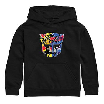 Boys 8-20 Transformers Color Block Autobot Logo Graphic Hoodie