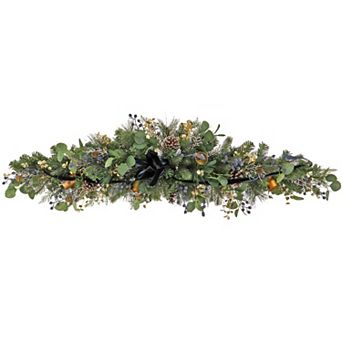 National Tree Company HGTV 60" Swiss Christmas Chic Swag