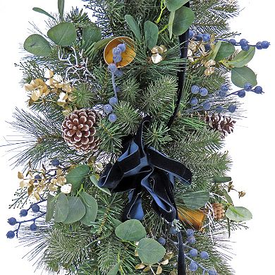 National Tree Company HGTV 60" Swiss Christmas Chic Swag