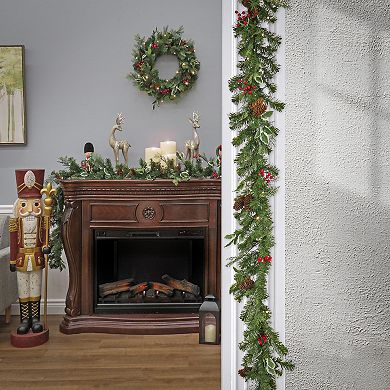 National Tree Company Christmas First Traditions Holly Berry Mixed Tip Set