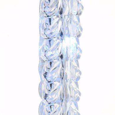National Tree Company 16-in. Cool White LED Icicles String Lights