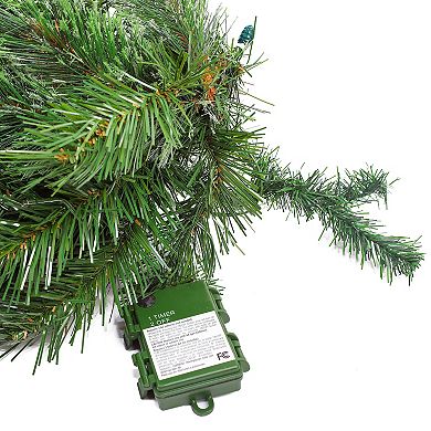 National Tree Company 36-in. Battery-Operated LED Glistening Artificial Pine Teardrop
