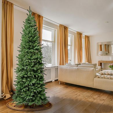 National Tree Company 6-ft. Feel-Real Duxbury Light Green Slim Artificial Christmas Tree