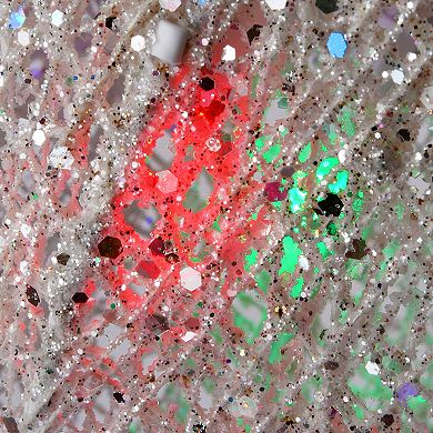 National Tree Company 60-in. Multi-Color LED White Sisal Splendor Angel