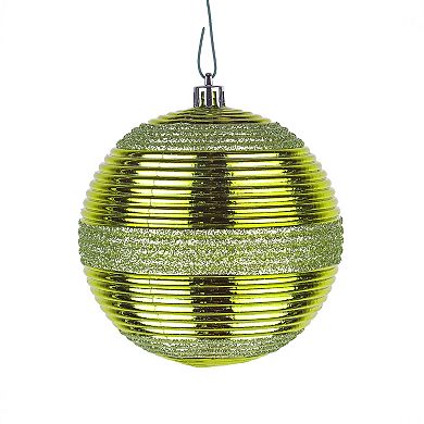 National Tree Company First Traditions 4-Pack Green Christmas Shatterproof Bauble Ornaments