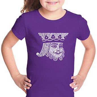 King of Spades - Girl's Word Art T-shirt
