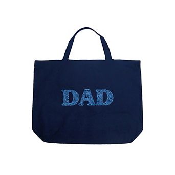 Large Word Art Tote Bag - Dad