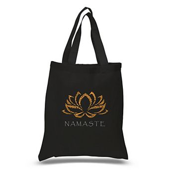 Small Word Art Tote Bag - Namaste