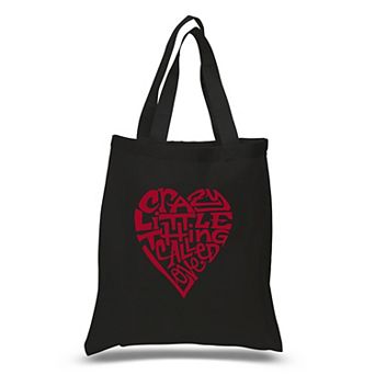Small Word Art Tote Bag - Crazy Little Thing Called Love