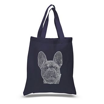 Small Word Art Tote Bag - French Bulldog