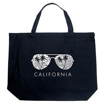 Large Word Art Tote Bag - California Shades