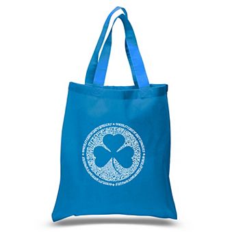 Small Word Art Tote Bag - LYRICS TO WHEN IRISH EYES ARE SMILING