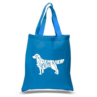 Small Word Art Tote Bag - Golden Retreiver