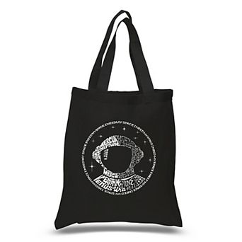 Small Word Art Tote Bag - I Need My Space Astronaut
