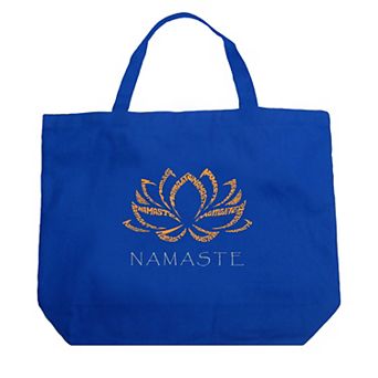 Large Word Art Tote Bag - Namaste