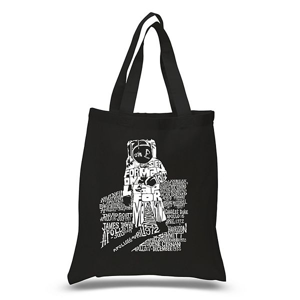 Small Word Art Tote Bag - ASTRONAUT