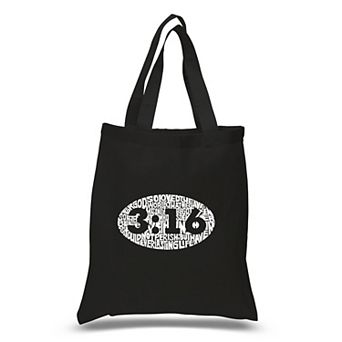 Small Word Art Tote Bag - John 3:16