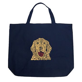 Large Word Art Tote Bag - Dog