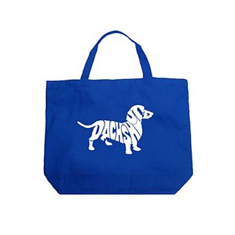 Large Word Art Tote Bag - Dachshund